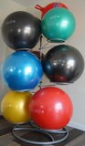 Sitzball-Ständer | worktrainer.de| 10 Gymnastikbälle| aktive Sitzhaltung| flexibel | aufgeräumter Arbeitsp