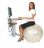 Sitzball - Sit 'n' Gym | worktrainer.de| Gymnastikball| l aktive Sitzhaltung| aufgeräumter Arbeitsplatz