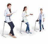 Sitz-Steh-Hocker Fin Pur | Sitzen Sie gesund auf unseren ergnonomische Sitz-Steh-Hocker | Worktrainer.de