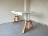 Oak Desk Weiss sitz-steh Büro Elektrisch höhenverstellbarer Schreibtisch | Stehen Sie gesund 