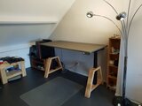 Oak Desk Schwarz Elektrisch höhenverstellbarer Schreibtisch | Stehen Sie gesund hinter unseren ergonomischen Arbeitsplat