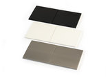 Due Farben Schwarz, Weiss und RVS look