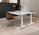 Steelforce 370 Sitz-Steh Schreibtisch | Bei der Arbeit fit bleiben | Worktrainer.de