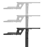 Updesk High Schwarz | Sitz-Steh-Schreibtisch | Worktrainer.de