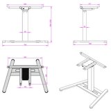 OneLeg Sitz-Steh-Schreibtisch | stehend arbeiten | Worktrainer.de