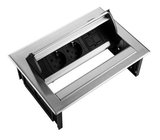 Edelstahl Einbausteckdose - Power Desk In | Worktrainer.de