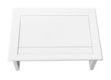 Weiße Einbausteckdose - Power Desk In | Worktrainer.de