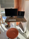 OneLeg Sitz-Steh-Schreibtisch | stehend arbeiten | Worktrainer.de