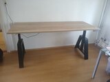 Oak desk elektrisch