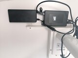 FlexiDesk | Kleiner Elektrischer Akku Sitz-Steh-Schreibtisch_