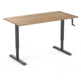Sitz-Steh-Schreibtisch SteelForce 210 - Handkurbel| worktrainer| worktrainer.de| 
