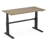 Sitz-Steh-Schreibtisch AluForce 270| worktrainer.de|Memory Display| stehend arbeiten| sitzend arbeiten| Memory Display
