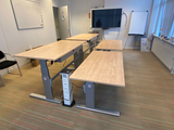 Sitz-Steh-Schreibtisch AluForce 270| worktrainer.de|Memory Display| stehend arbeiten| sitzend arbeiten| Memory Display