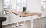 Sitz-Steh-Schreibtisch - SteelForce 770 - Worktrainer.de