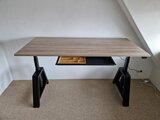 Oak desk elektrisch