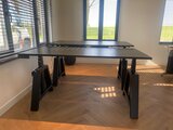 Oak desk elektrisch