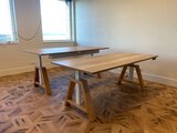 Oak desk elektrisch