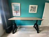 Oak desk elektrisch