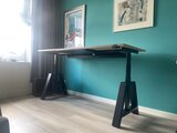 Oak desk elektrisch