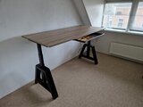 Oak Desk weiss sitz-steh Büro Elektrisch höhenverstellbarer Schreibtisch | Stehen Sie gesund 