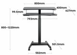 Updesk High Gasfeder | Worktrainer.de