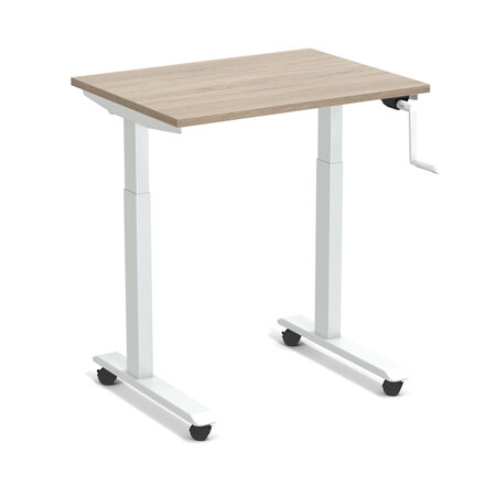 StudyDesk | Handkurbel Höhenverstellbarer Schreibtisch
