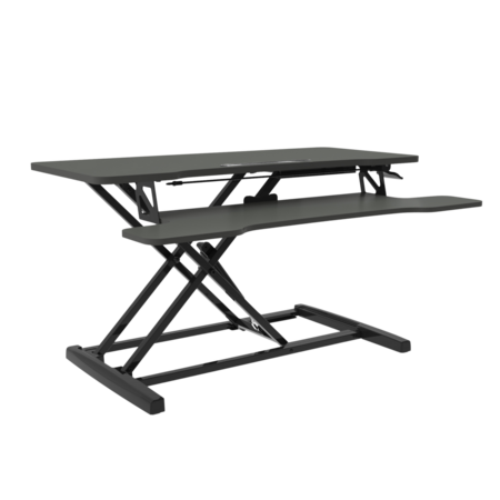 UPdesk Cross | Sitz Steh Erhöhung Gasfeder