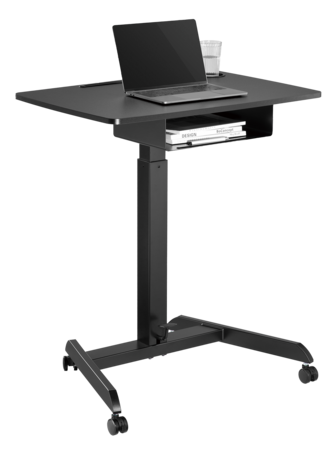 StudyFit | Kleiner höhenverstellbarer Gasfeder Schreibtisch