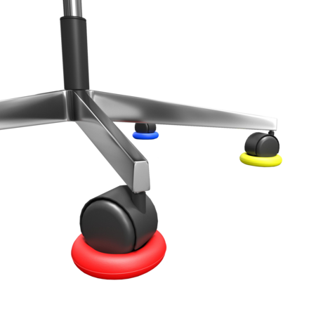 Antirutschring für Stuhl mit Rädern