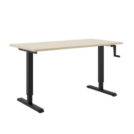 SteelForce 310 | Höhenverstellbarer Schreibtisch mit Handkurbel