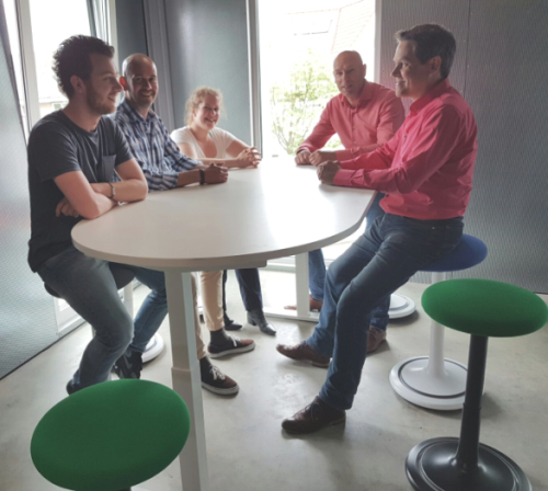 Ongo Classic Tall | Bürohocker Leder