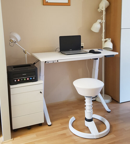 Aeris Swopper (Premium Leder) | Höhenverstellbarer Hocker