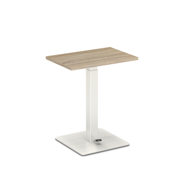 TinyDesk Gasfeder | Kleiner 1-beiniger Höhenverstellbarer Schreibtisch