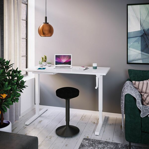 SteelForce 310 | Höhenverstellbarer Schreibtisch mit Handkurbel