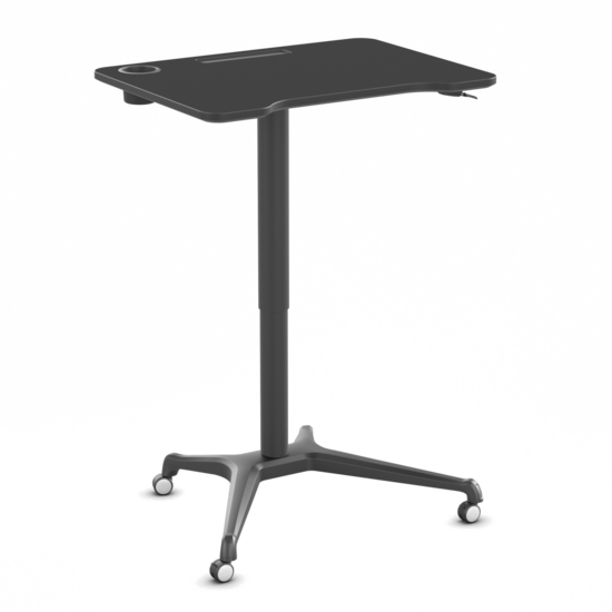 Single Leg Desk | Kleiner Höhenverstellbarer Schreibtisch