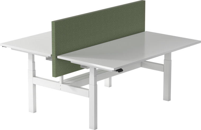 Linak Duo Bench | Doppelter Sitz-Steh-Schreibtisch 