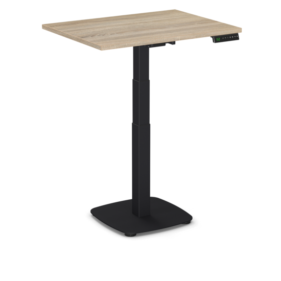 TinyDesk | Kleiner 1-beiniger Sitz-Steh-Schreibtisch