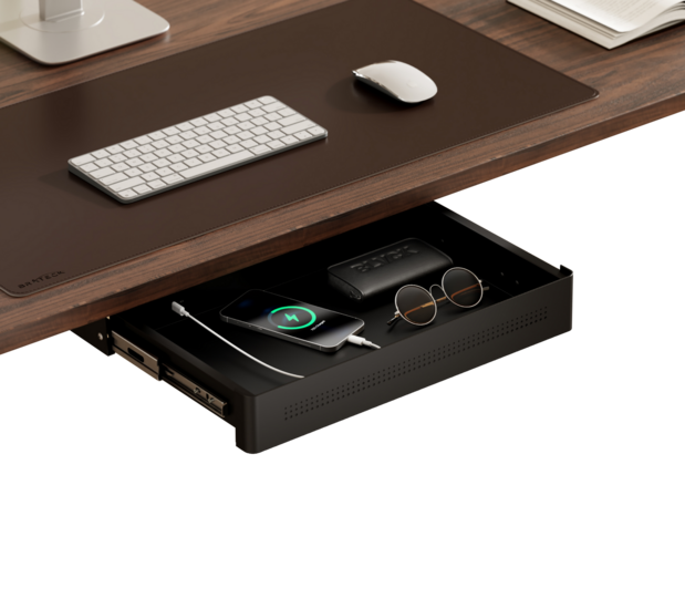 Under Desk Drawer Small mit Ladefunktion | Stiftablage 40 x 26,6 cm