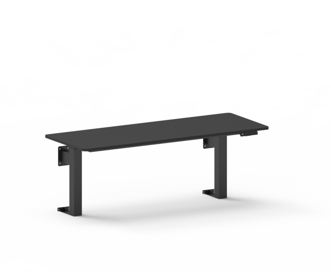 WallDesk Duo | Wand Höhenverstellbarer Tisch Elektrisch