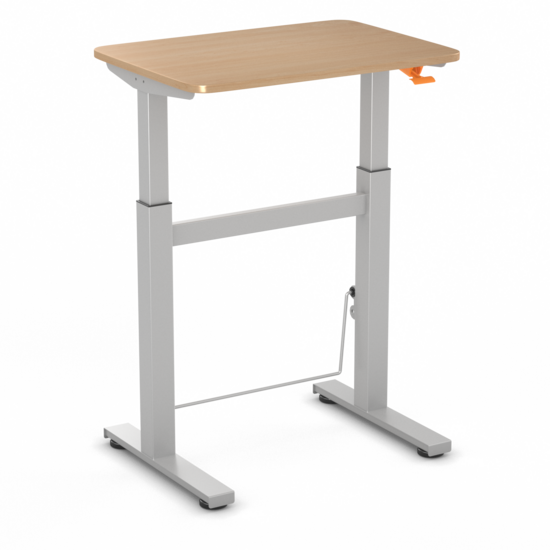 BouncyDesk | Kleiner Höhenverstellbarer Schreibtisch Gasfeder