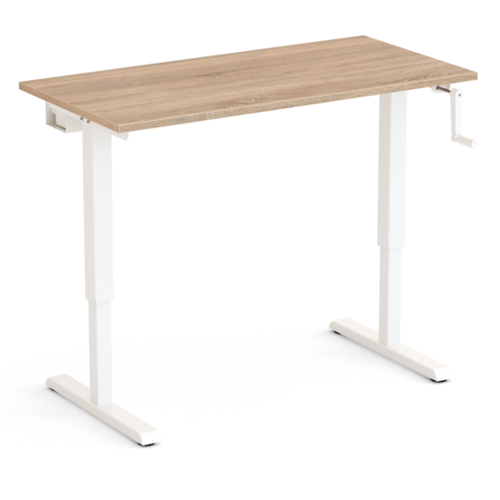 SteelForce 310 | Höhenverstellbarer Schreibtisch mit Handkurbel