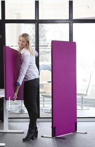   Zwischenwand fur Schreibtisch oder Boden | Akustikschutz| Lärmschutz am Arbeitsplatz