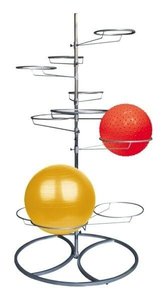 Sitzball-Ständer | worktrainer.de| 10 Gymnastikbälle| aktive Sitzhaltung| flexibel | aufgeräumter Arbeitsp